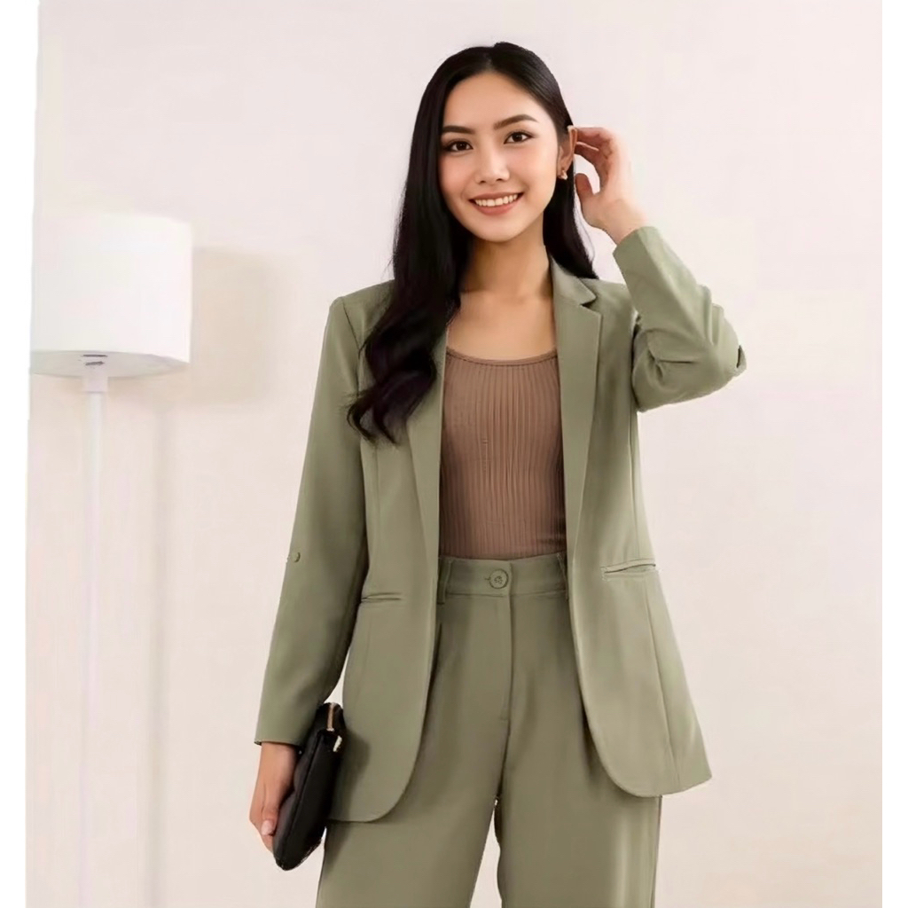 NEW Jas Blazer Wanita Formal Slimfit / Blazer Casual Formal / Blazer Kantor Wanita Korea Premium