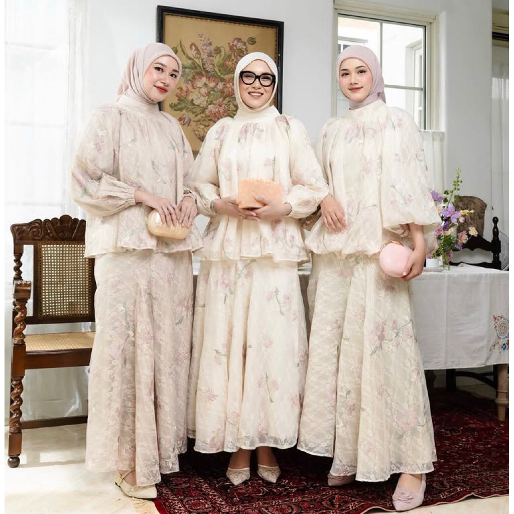 Aluna Set | Saza Tunik | Oriana Mozaic Raya | Hara Set by Haidee Orlin