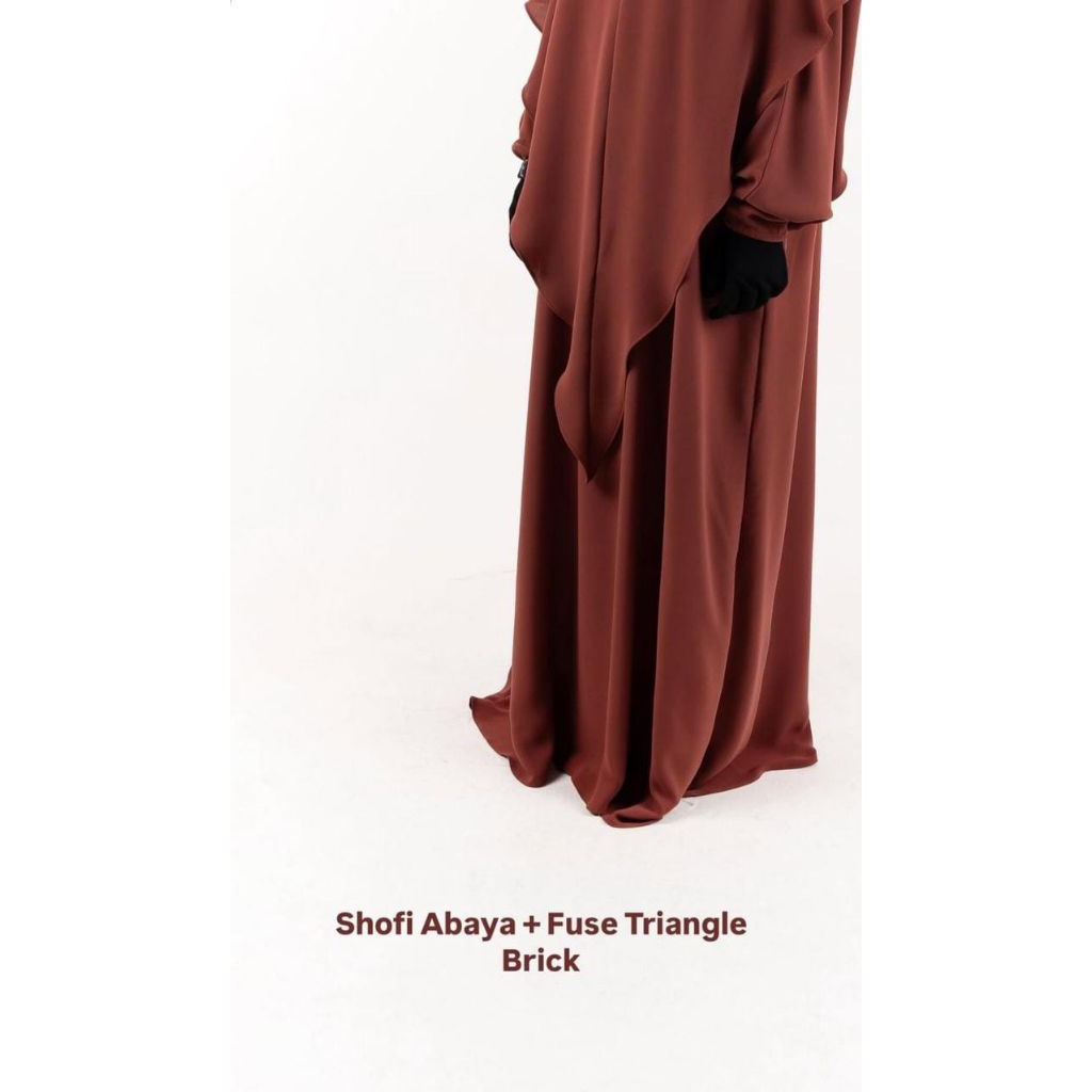 preloved shofii abaya bricks aljenna size S