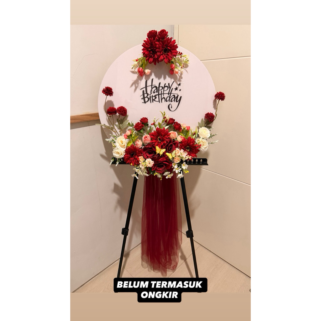 (PRE ORDER 1 HARI)(KHUSUS BUNGA PAPAN AKRILIK BELUM TERMASUK ONGKIR) ARTIFICIAL BUNGA PAPAN AKRILIK 