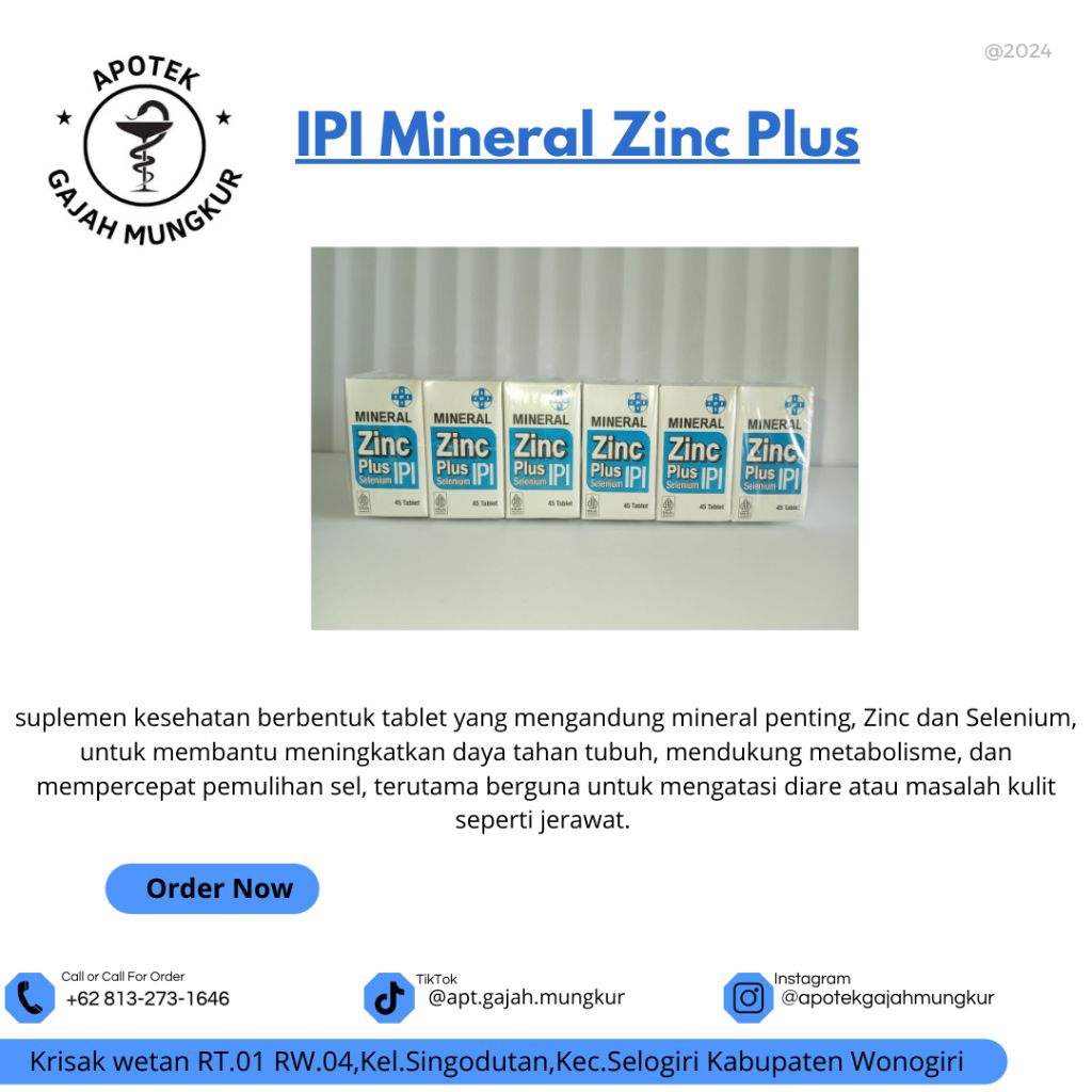 IPI Mineral Zinc Plus