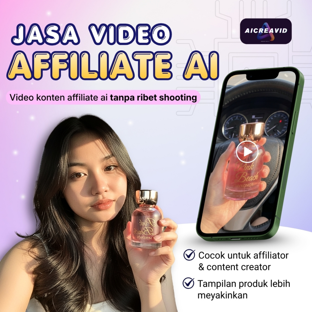 Jasa Video Affiliate AI | Video Affiliate Produk | Video by AI Creavid