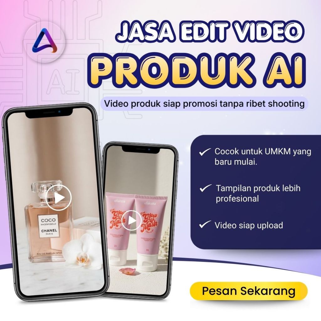 Jasa Edit Video Produk AI | Video Produk | AI Creavid