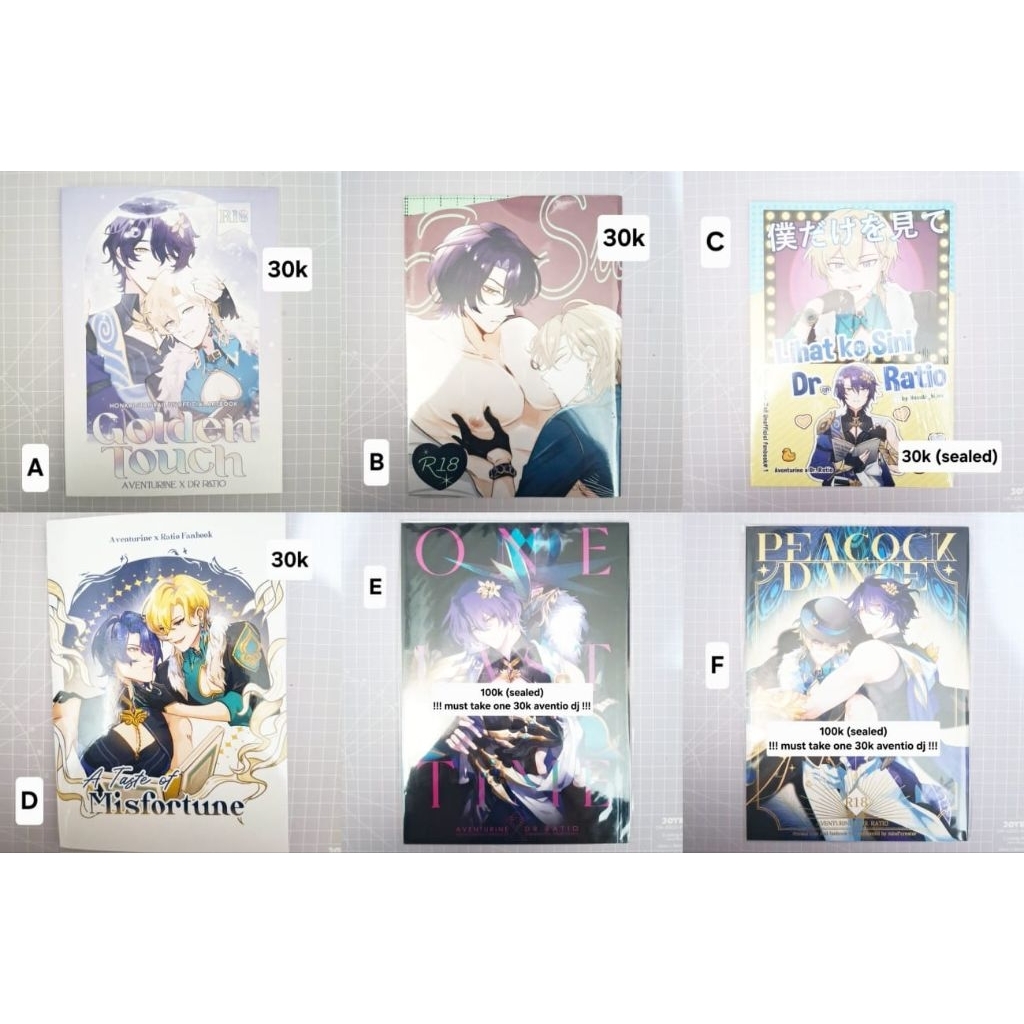 Aventurine Dr. Ratio Veritas Ratio Aventio HSR Honkai Star Rail Doujin Doujinshi Komik Fanmade Fanme