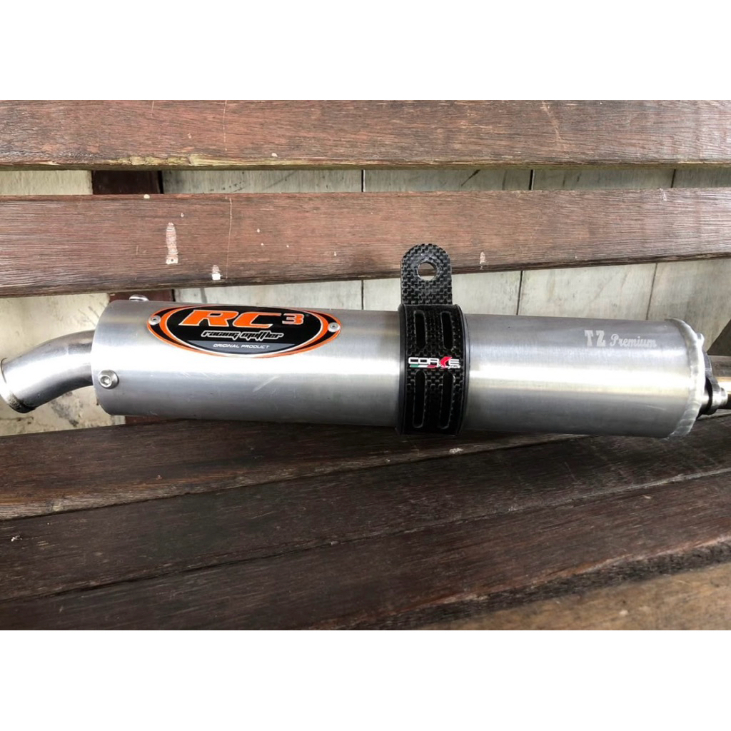 Knalpot Rc3 ninja RR Full system silencer Tz Premium