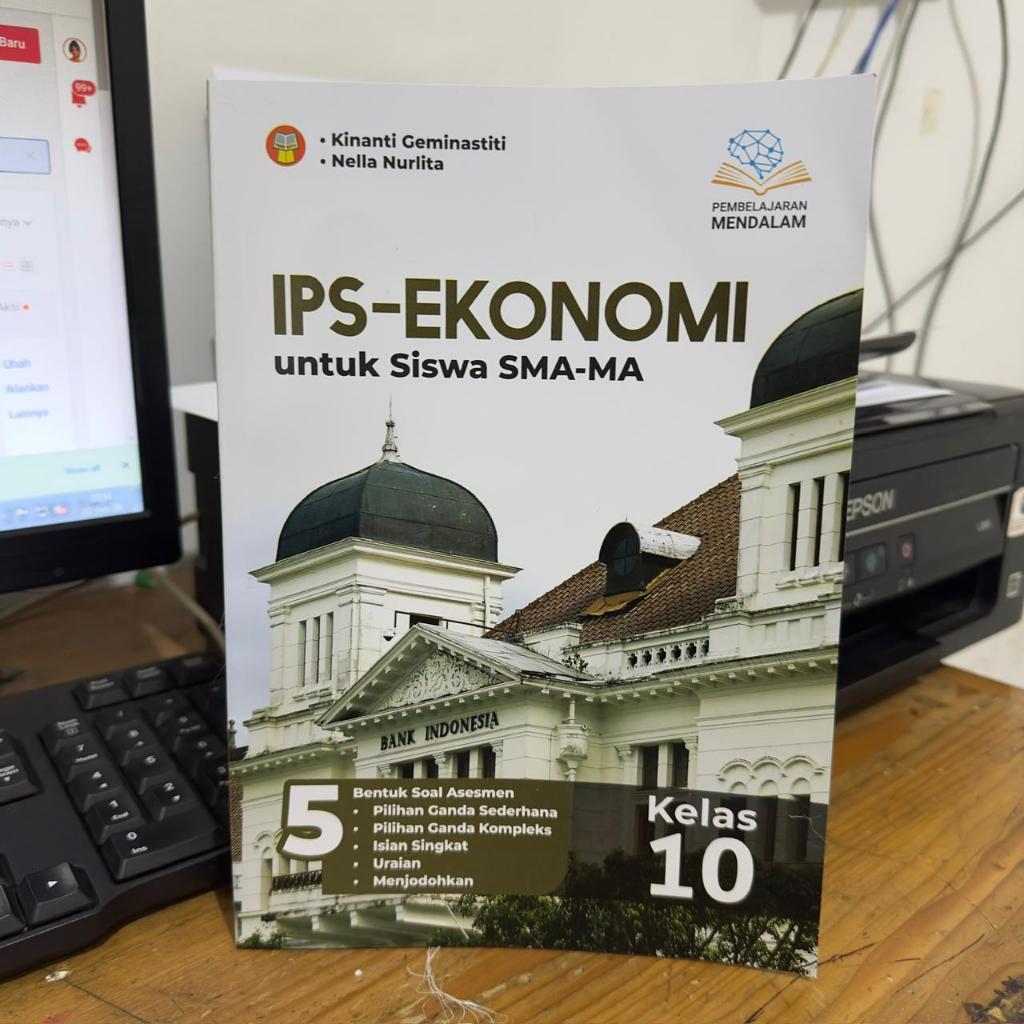 BUKU PAKET EKONOMI SMA - IPS EKONOMI untuk SISWA SMA-MA KELAS 10 (PEMBELAJARAN MENDALAM) - YRAMA WID