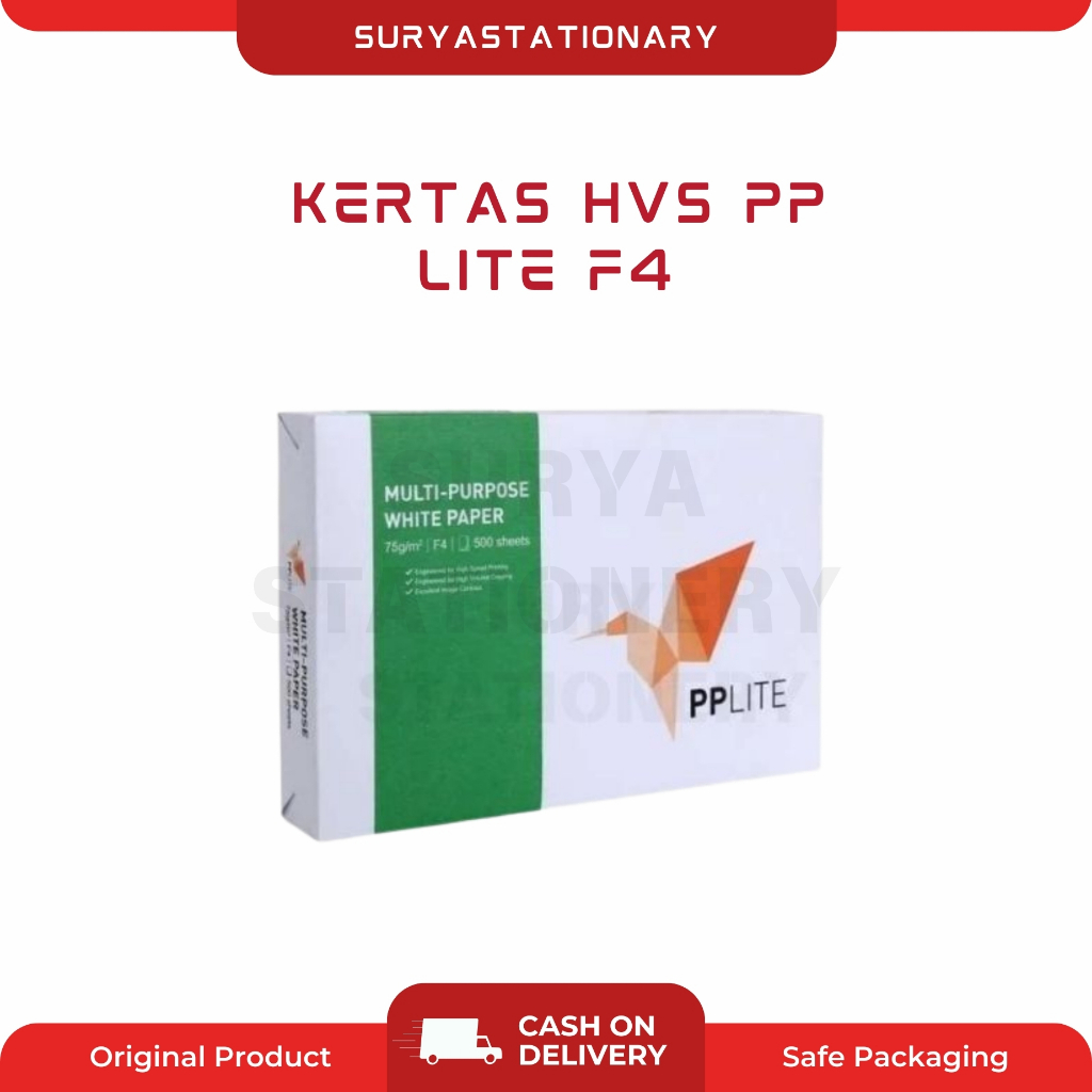 (RIM) KERTAS HVS PP LITE F4 / KERTAS HVS PP LITE 75gsm / KERTAS HVS