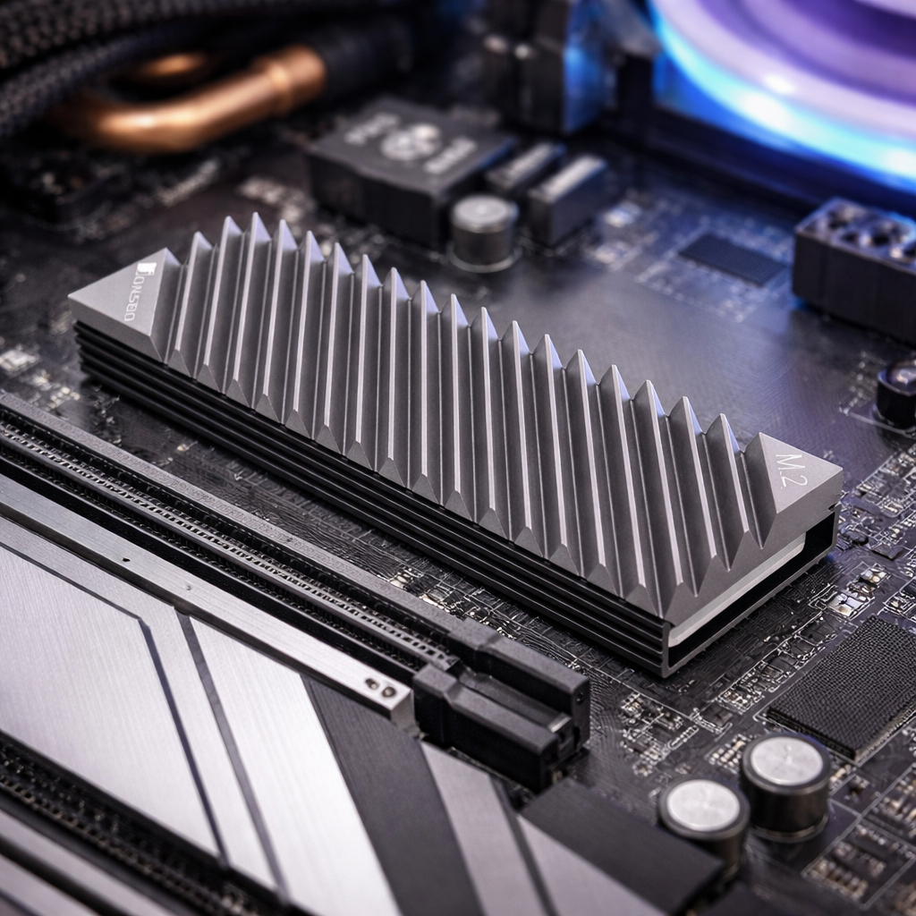 (NARA MEOW) JONSBO HEATSINK SSD NVME M.2-3 GREY M.2 PREMIUM COOLER COOLING M2 HDD ALUMINUM