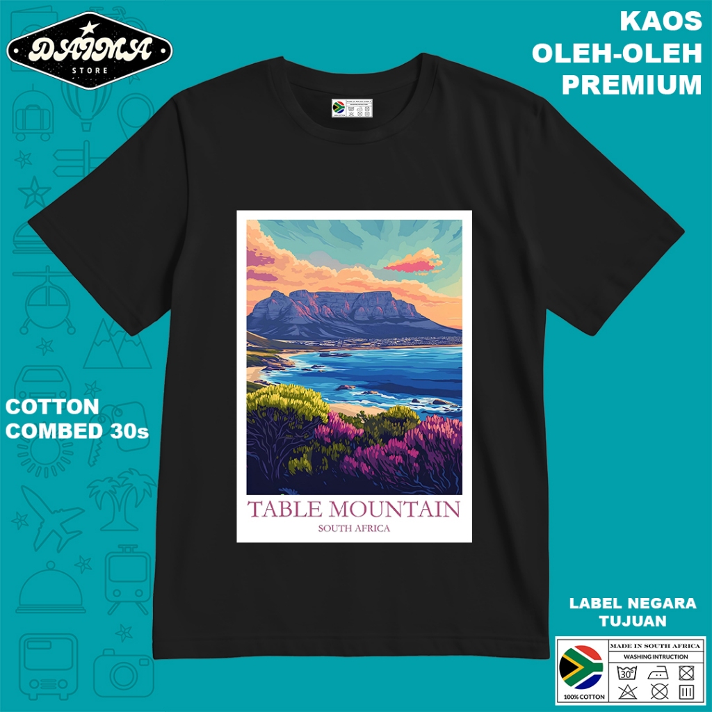 KAOS OLEH OLEH AFRIKA 49 PAKAI TAG LABEL AFRIKA ASLI BAJU SOUVENIR PREMIUM GIFT