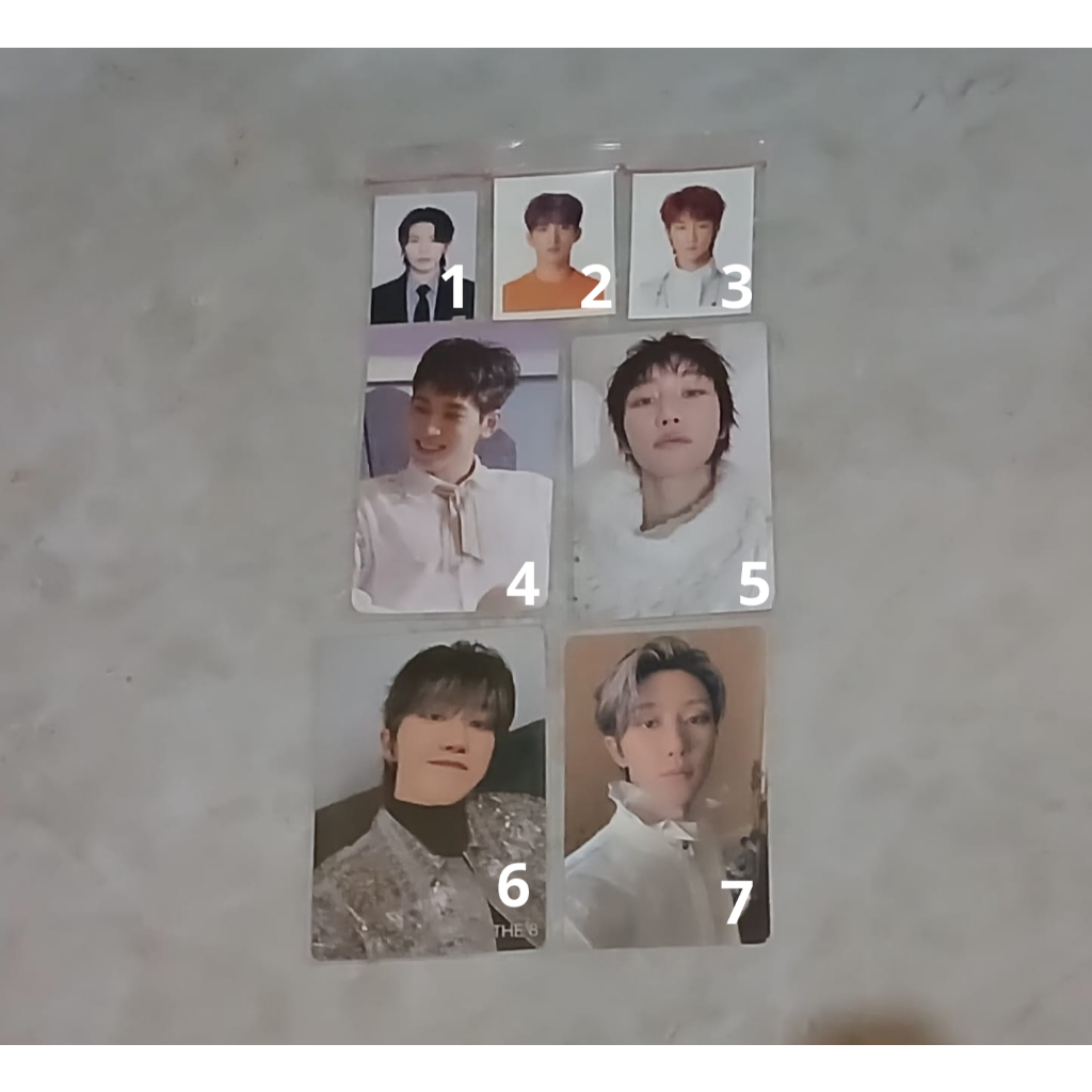 [CEK DESK] woozi membership id photo 2023 dk id photo season greeting sg 2020 minghao wonwoo henggar