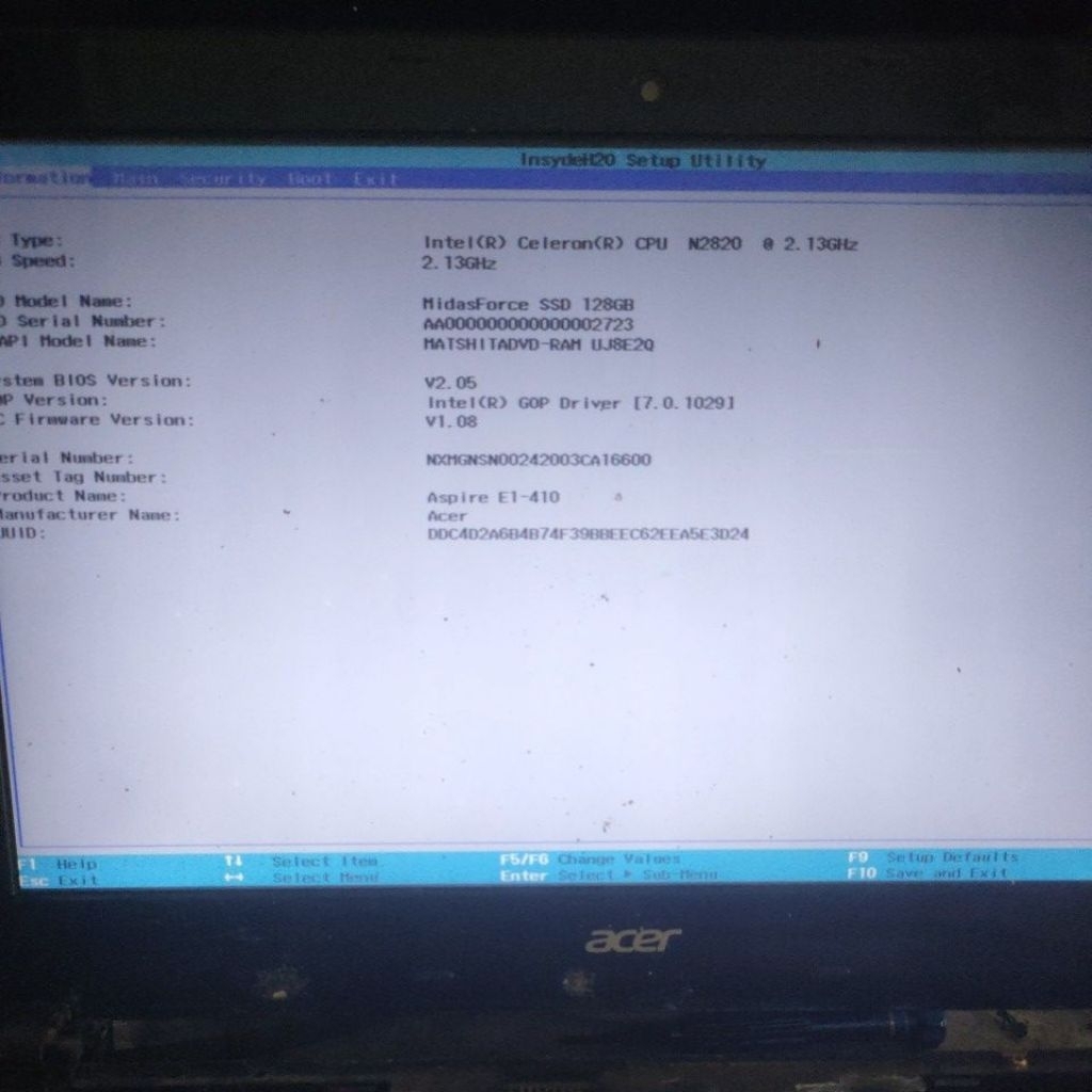Motherboard/mainboard  laptop Acer Aspire E1-410