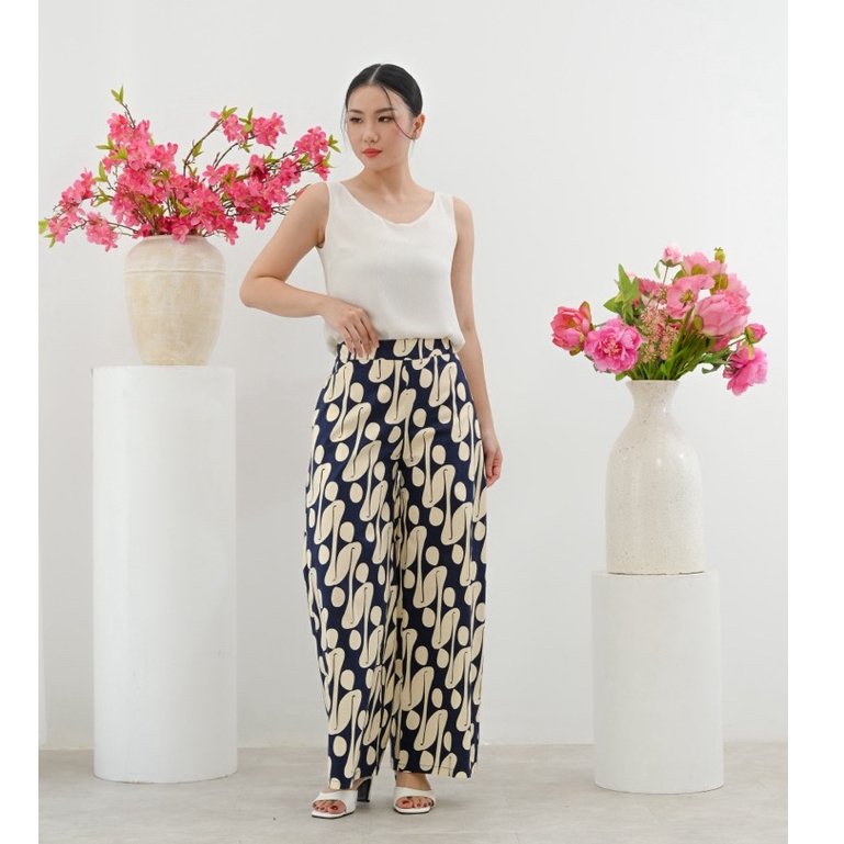 CELANA PANJANG 164 GJ-CELANA BATIK PANJANG-ONE SET MOTIF GJ-BATIK I ONE BISA HIJAB