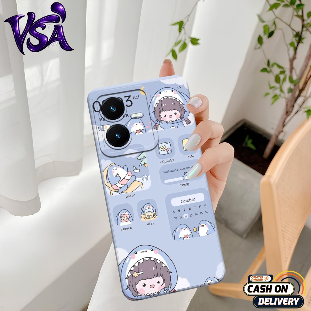 Casing Hp Untuk Vivo Y22 / Vivo Y22s / Vivo V2207 / Vivo V2206 - Softcase Bening - Soft Case Vivo Y2