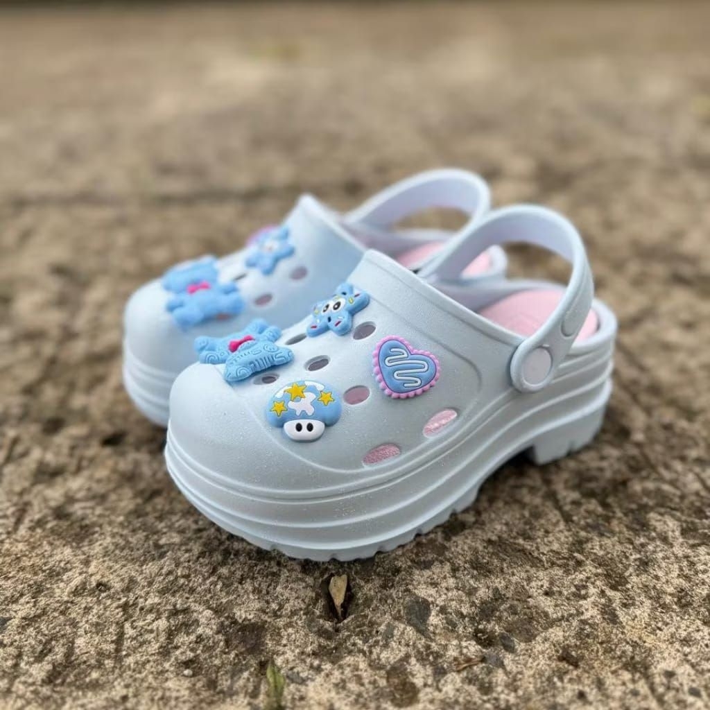 sendal anak perempuan baim karakter beruang sendal anak cewek model kekinian sendal anak cewek model