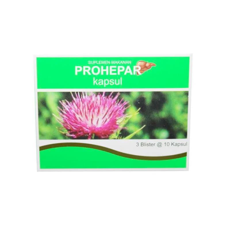 PROHEPAR ISI 10 KAPSUL (UNTUK MEMELIHARA FUNGSI HATI)