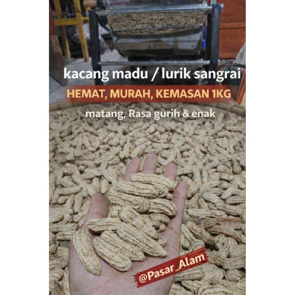 kacang Madu/ kacang lurik Sangrai 1kg