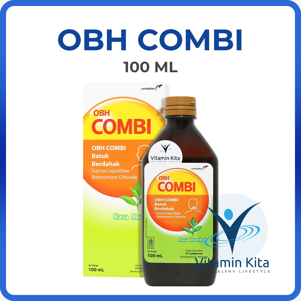 OBH COMBI BATUK BERDAHAK MENTHOL | OBAT BATUK BERDAHAK, BATUK KERING, ANTI RADANG