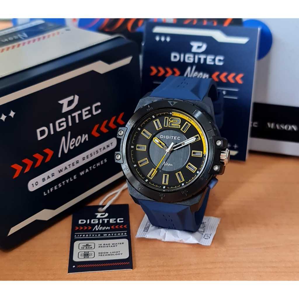 Jam Tangan Pria Digitec Neon DIGITEC DN-5185T Terbaru Analog Digitec Neon DG 5185 Original