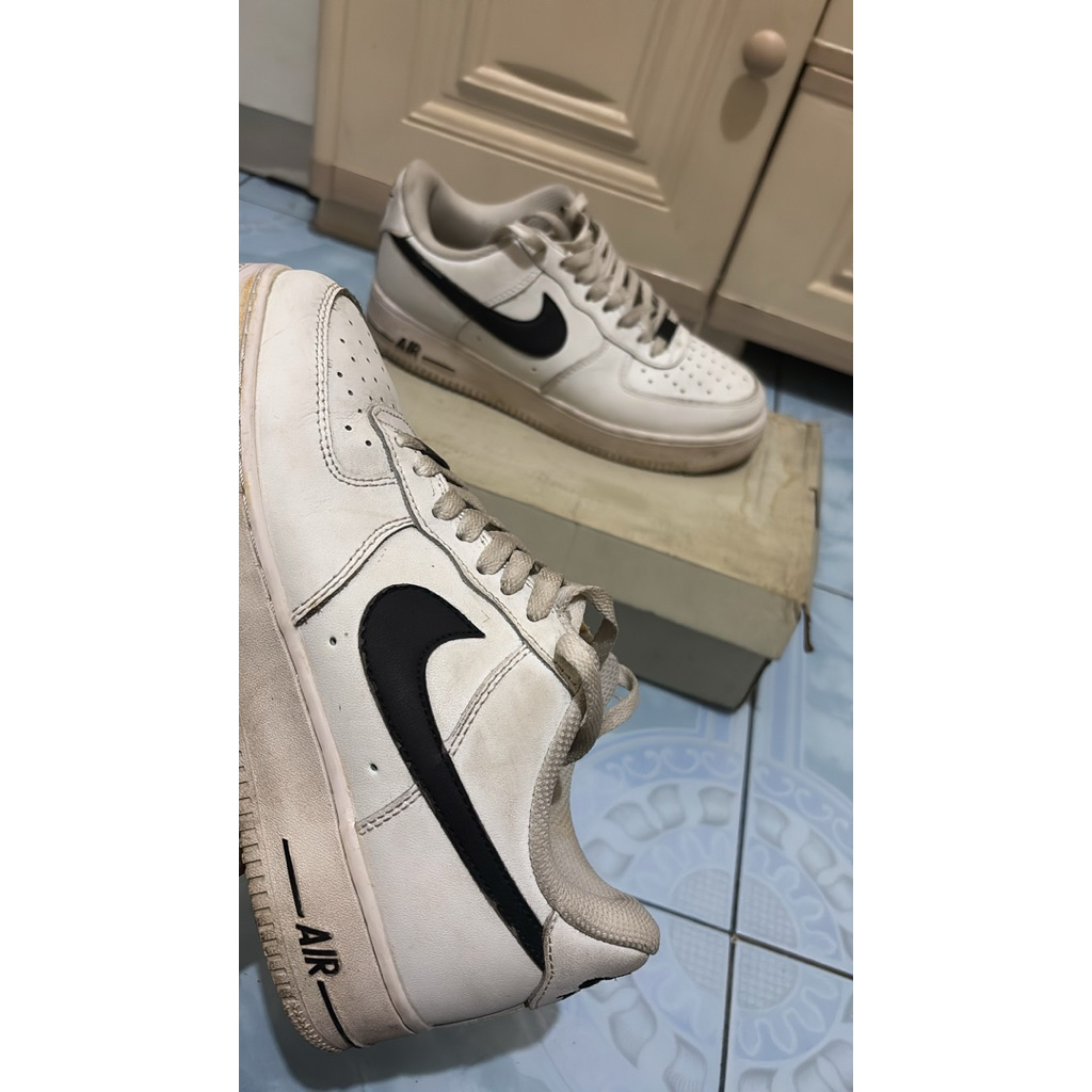 sepatu nike air force 1 ceklis hitam NIKE AF1