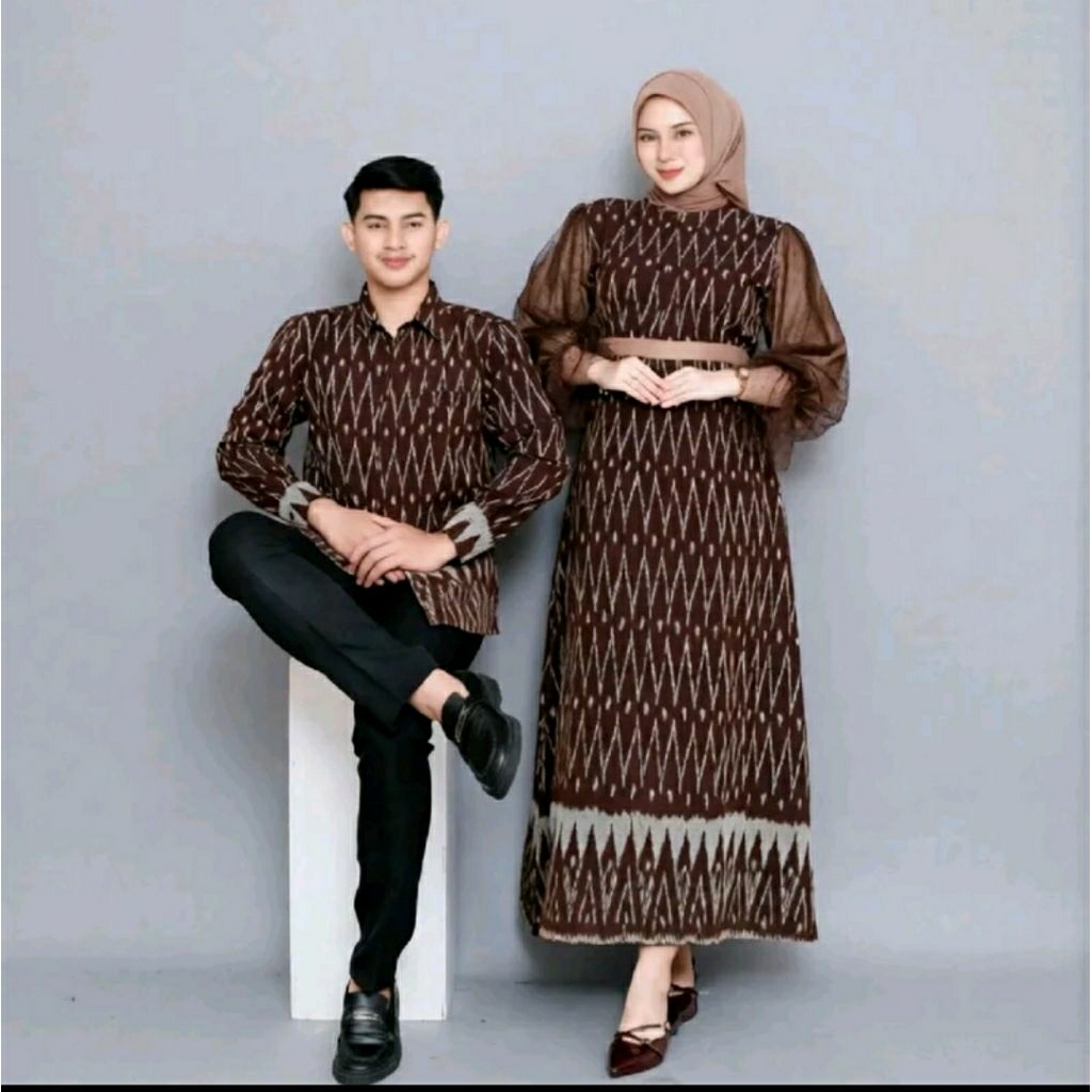 COUPLE TENUN DRESS TENUN baju tenun couple