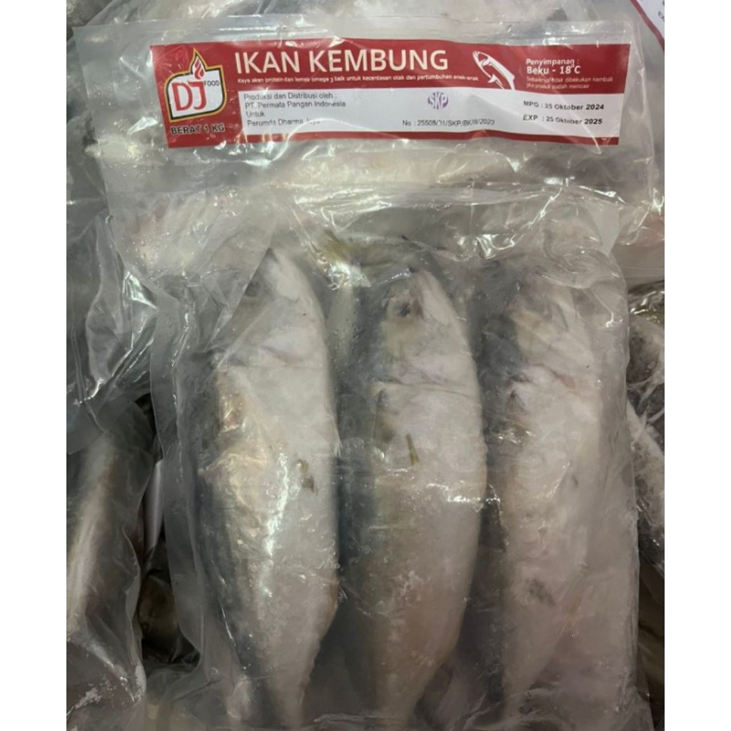 Ikan kembung 1 kg/ikan kembung frozen/ikan kembung murah