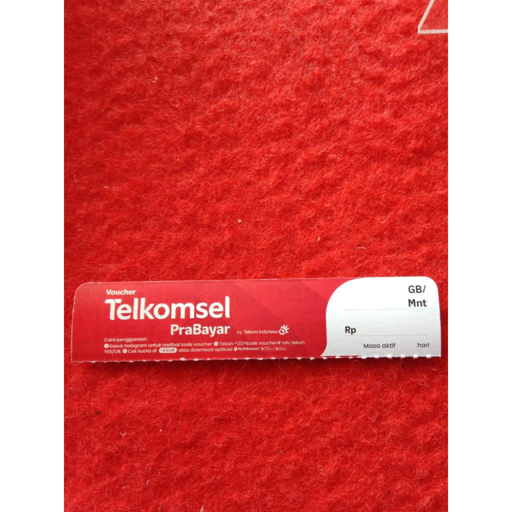 Voucher kosong Telkomsel