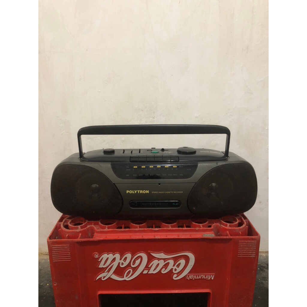 RADIO COMPO POLYTRON GC-200KC/ RADIO TAPE / PEMUTAR KASET PITA (normal)