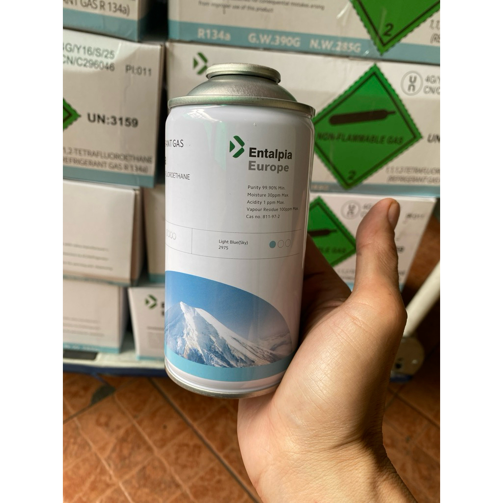 Entalpia Refrigerant gas R134a 390g