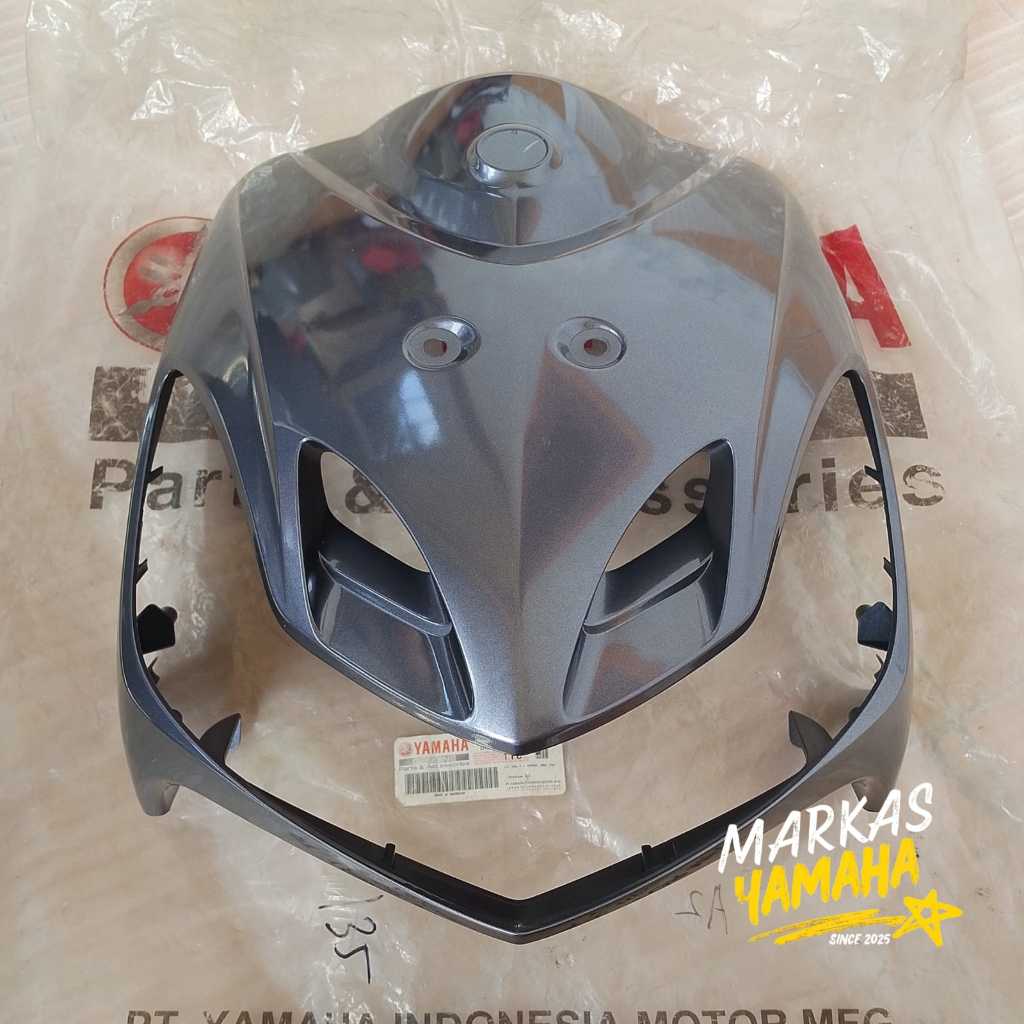 Tameng panel Depan Mio Smile Abu-Abu Asli 28D-F8311-00-P2 Cover Panel Dasi Mio Smile Original Yamaha