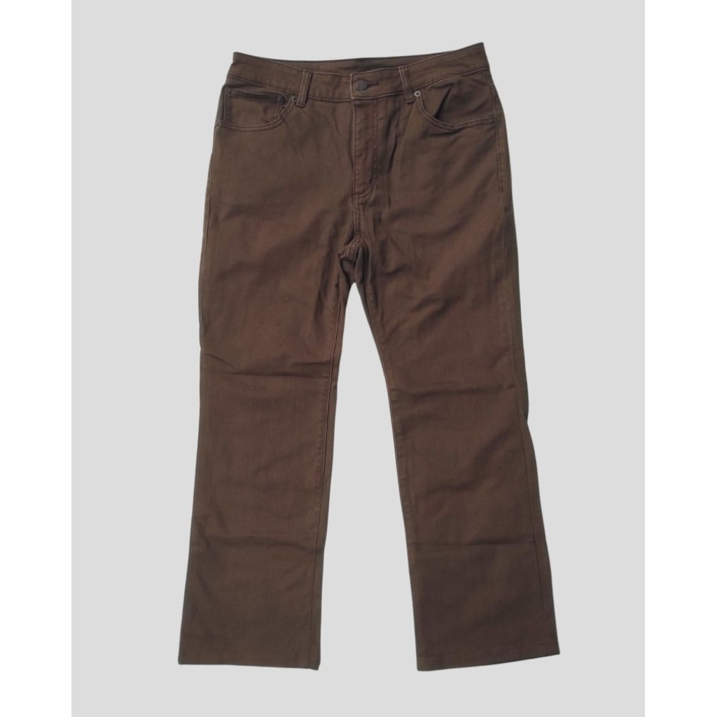 UNIQLO GU Jeans Brown 30/31 (Celana Second/bekas Brand)
