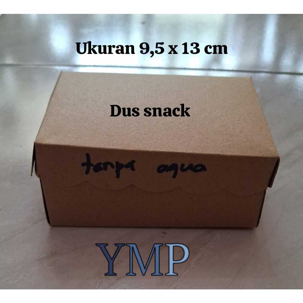 Kotak Dus Kraft Coklat/Kotak Dus Kue/Kotak Dus Snack/ Kotak Dus Renda Coklat Non-laminasi