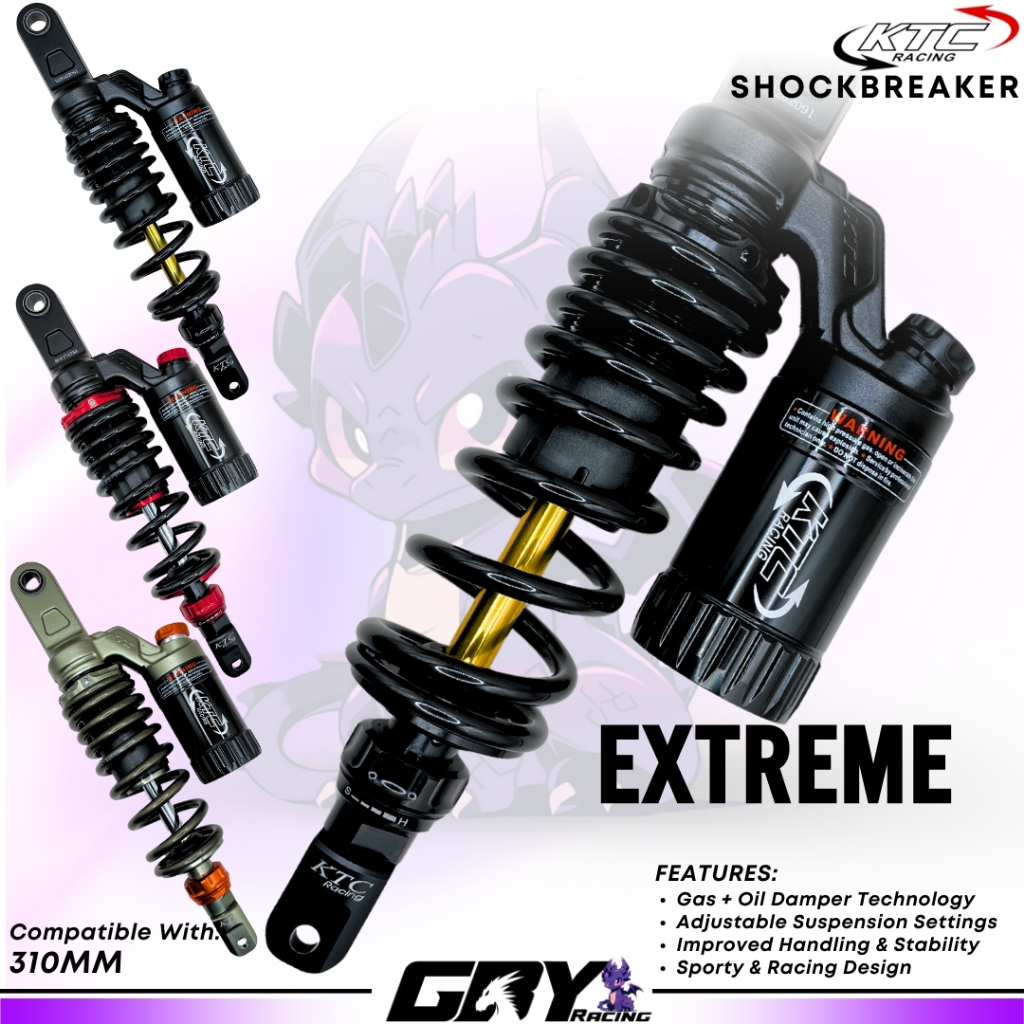 KTC Shockbreaker Extreme 310MM Shock Belakang Mio Fino Soul Beat Scoopy Original