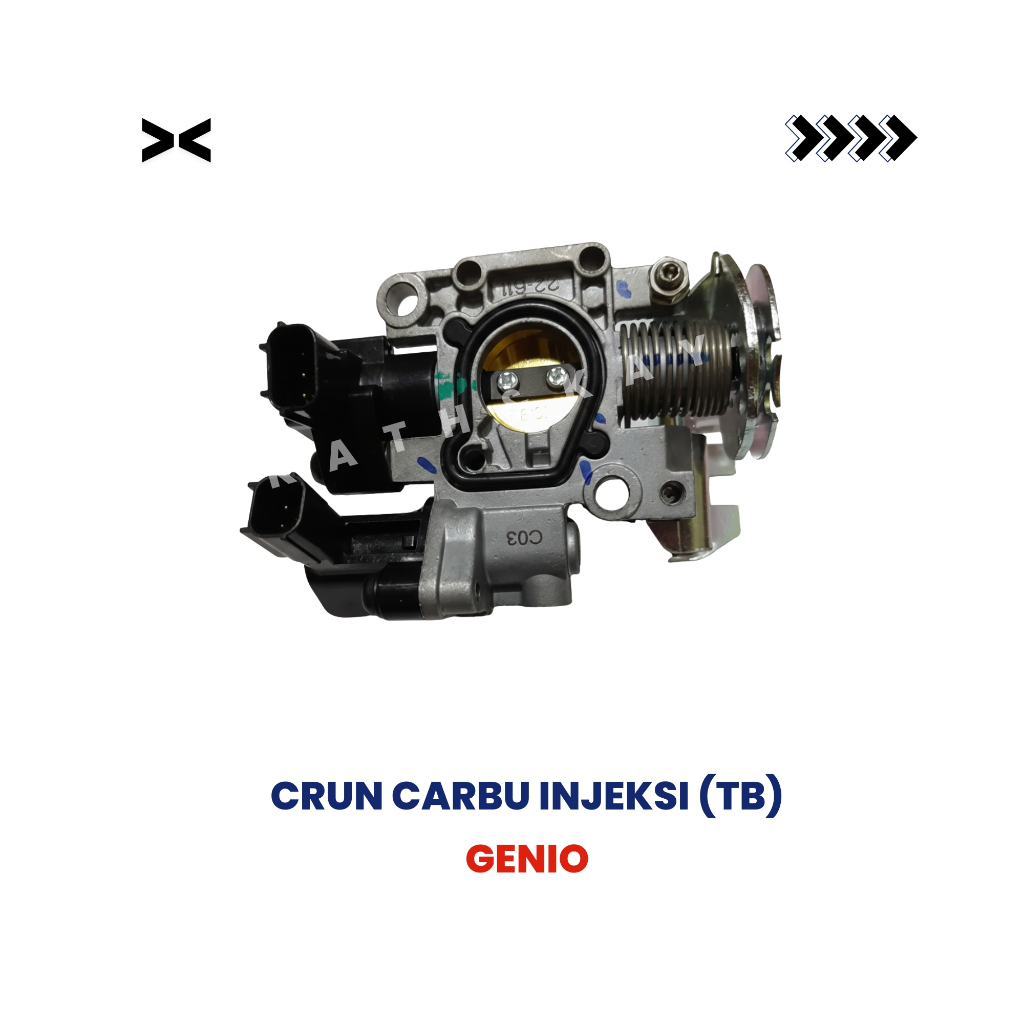 Throttle Body Genio CRUN | Carbu Injeksi Honda Genio
