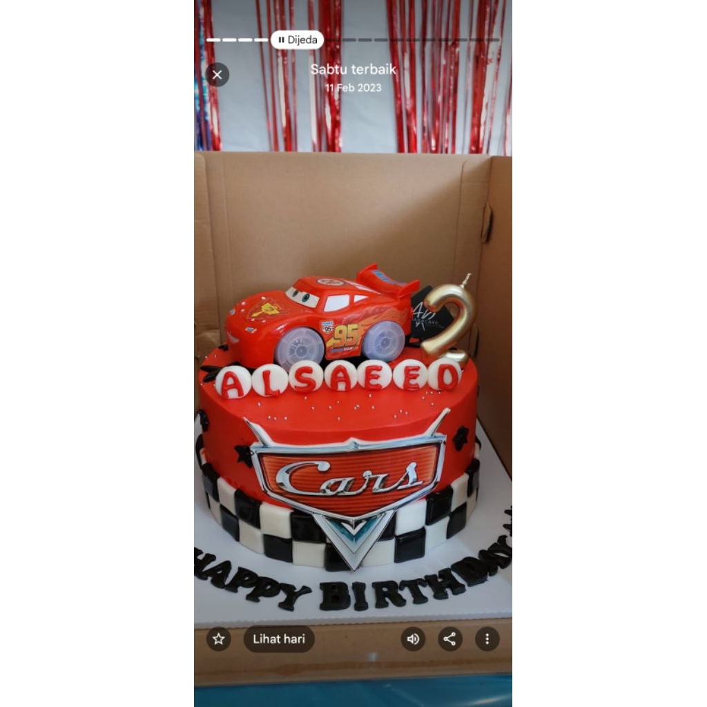 kue ulang tahun anak tingkat 3