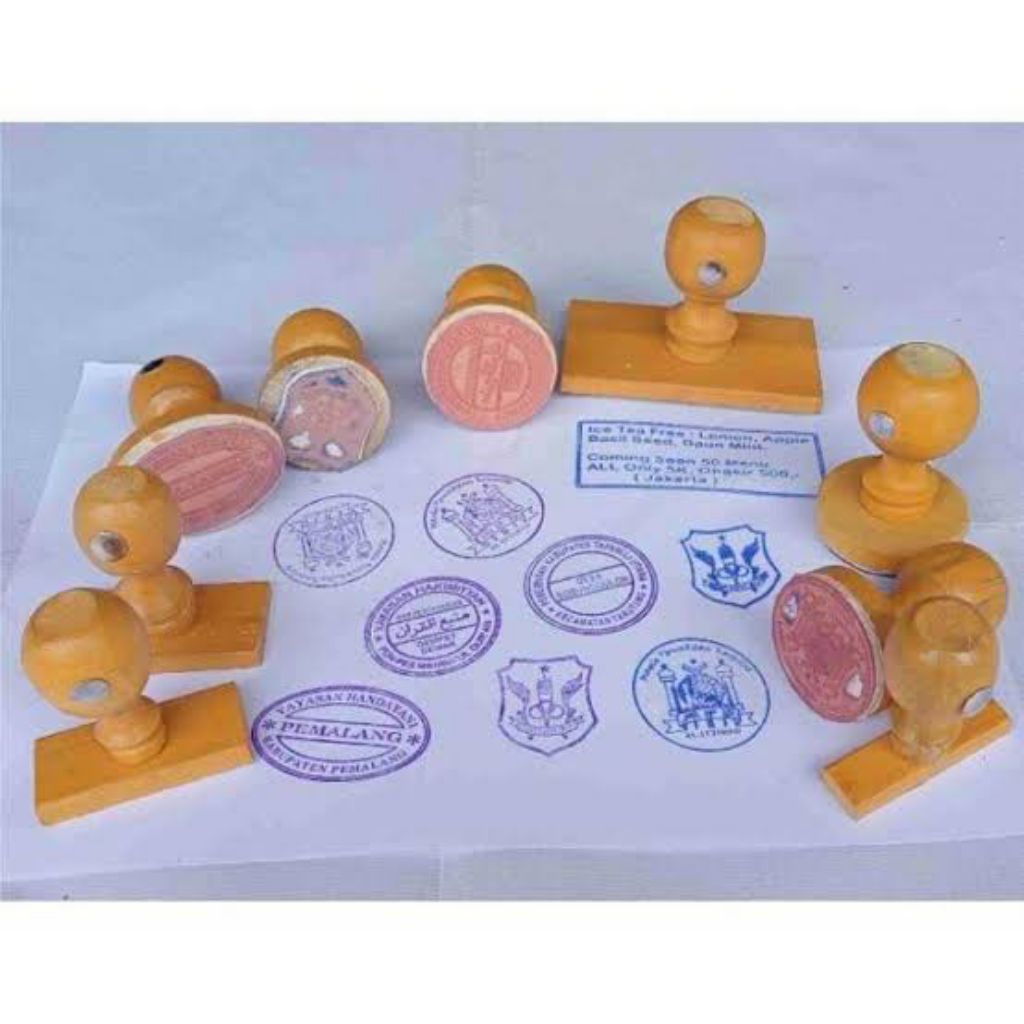 Stempel Kayu Stempel Masak