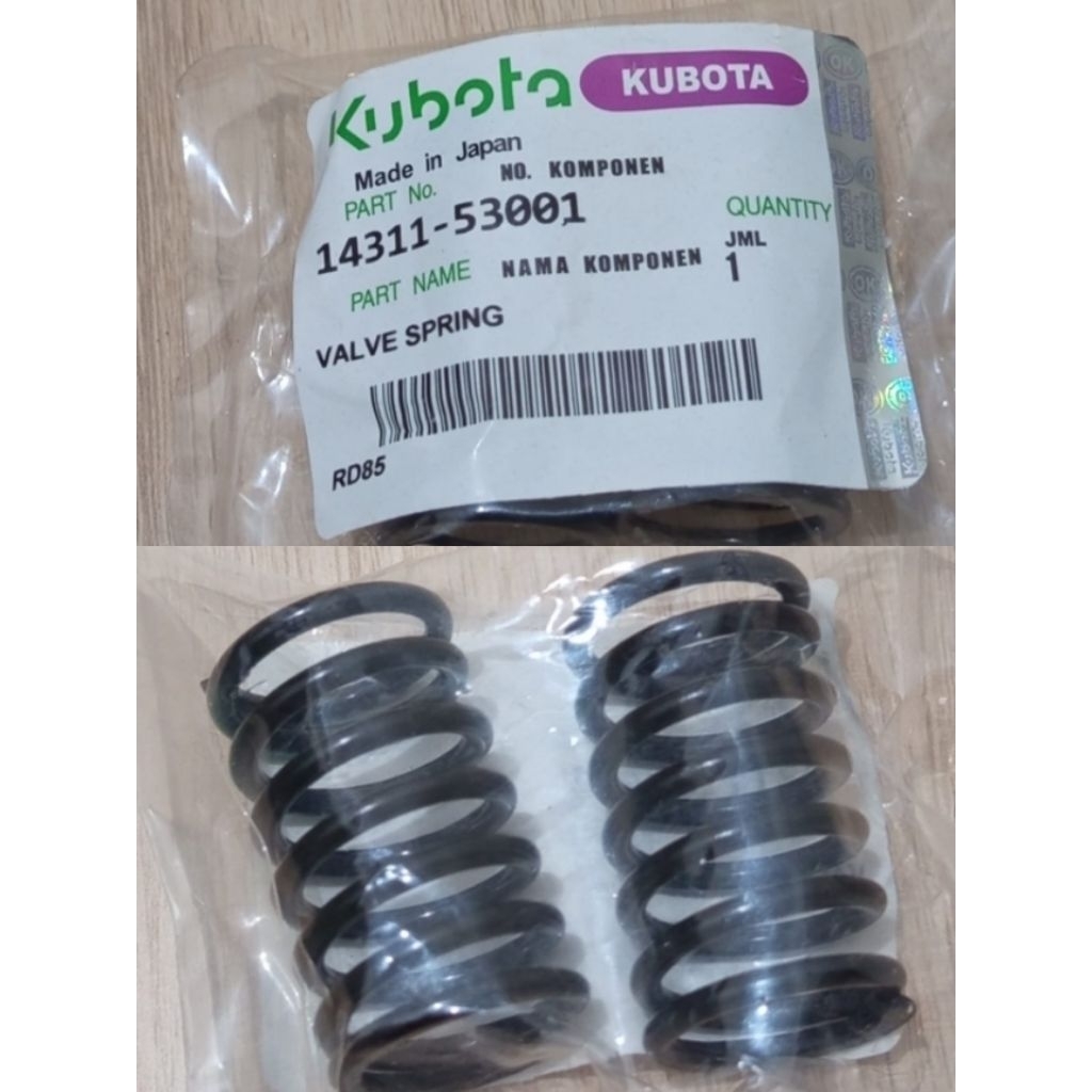 Per Klep Spring Valve Mesin Kubota RD85