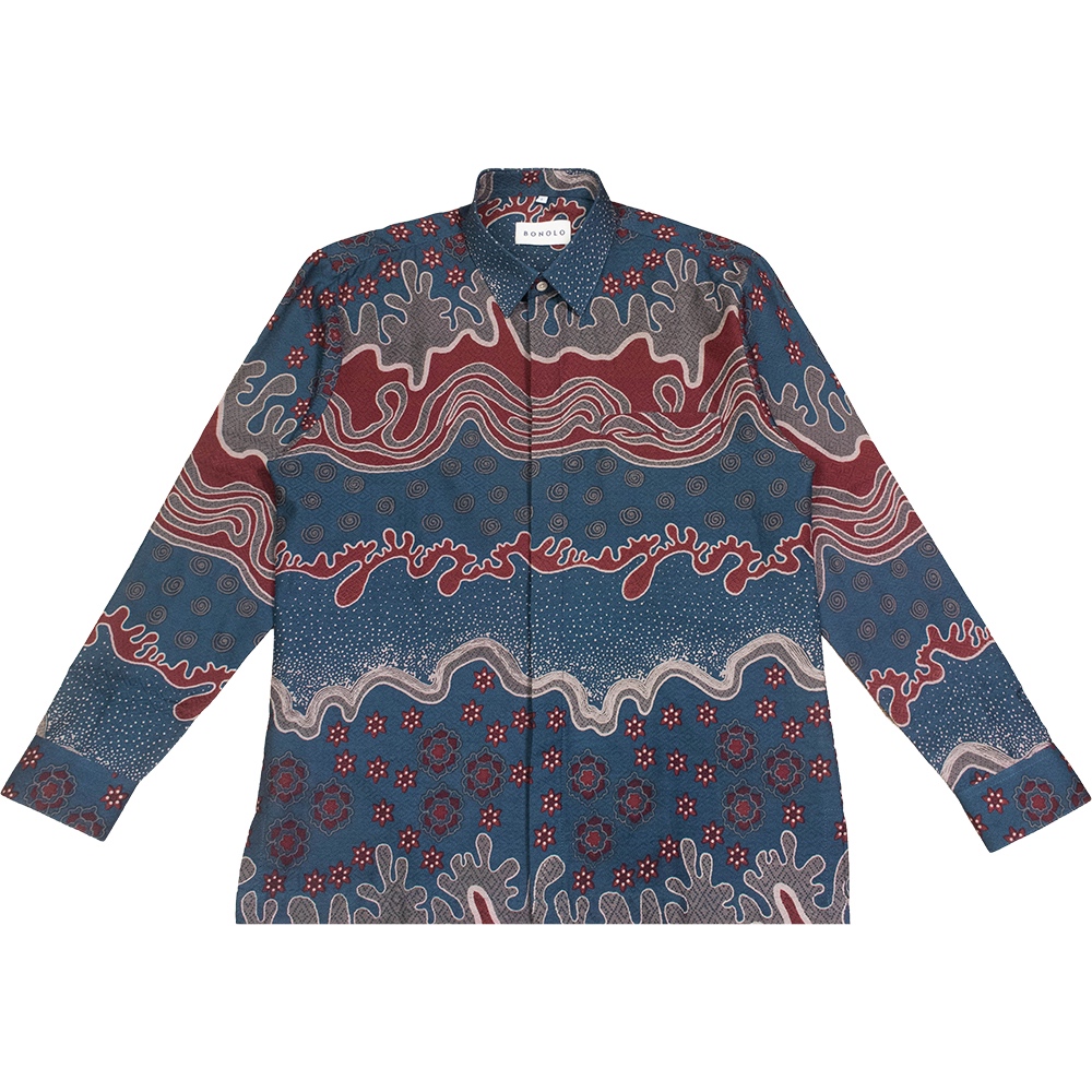 Birrah - Bonolo Kemeja Batik Lengan Panjang