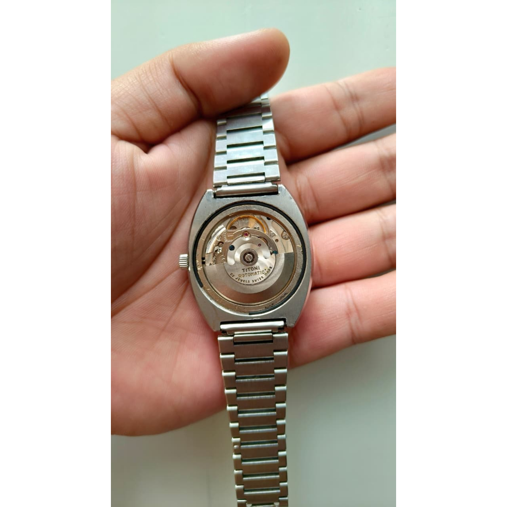 Jam Titoni Cosmo 89 TV Shape Original Murah
