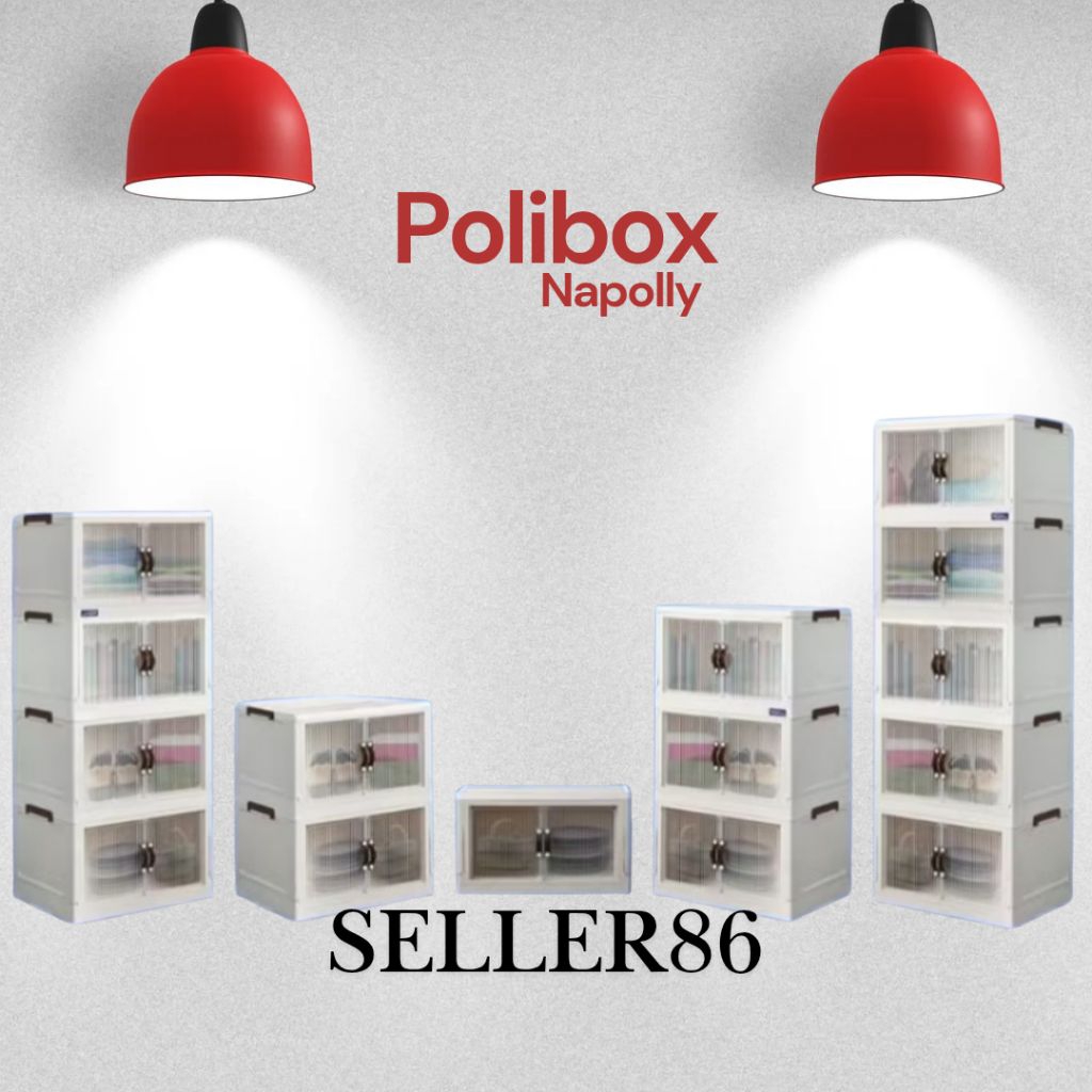 NAPOLLY POLIBOX / LEMARI PLASTIK SUSUN NAPOLLY / NAPOLLY LOCKER BOX / NAPOLLY LOKER BOX PLASTIK