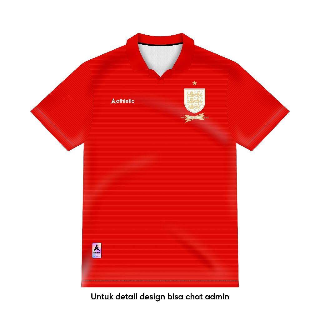 Jersey Fantasy ENGLAND - AWAY 2013-2015 Fullprinting Atasan - ATHLETIC SPORTWEAR KIDS