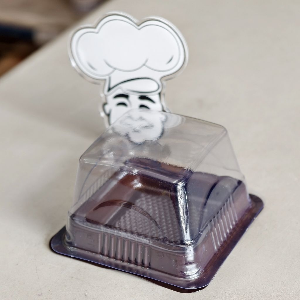 Mika 1 Mochi (5Pcs) / Tempat Mochi Isi 1 / Mika Mochi / Cup Mochi / Mika Mochi Persegi