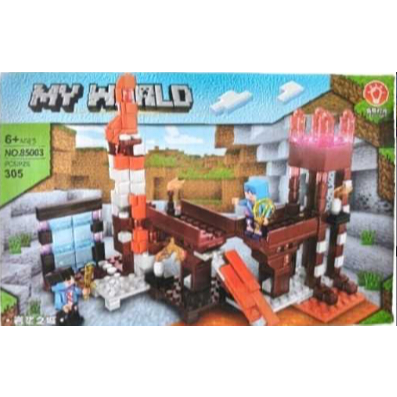 [BrickZone] Mainan Anak Bricks Block Karakter My World | Bricks Block My World Untuk Anak Bermain Da