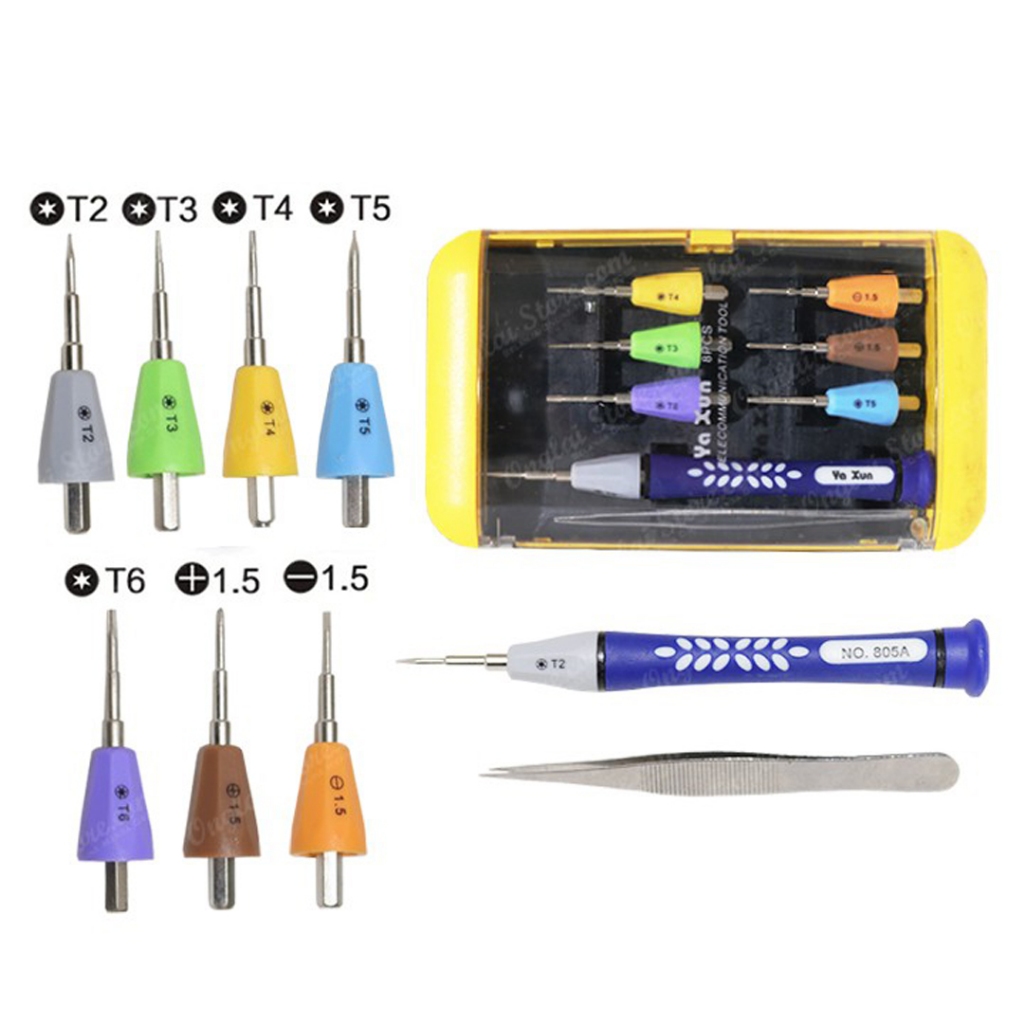 OBENG SET YAXUN YX805A ( 8 IN 1)