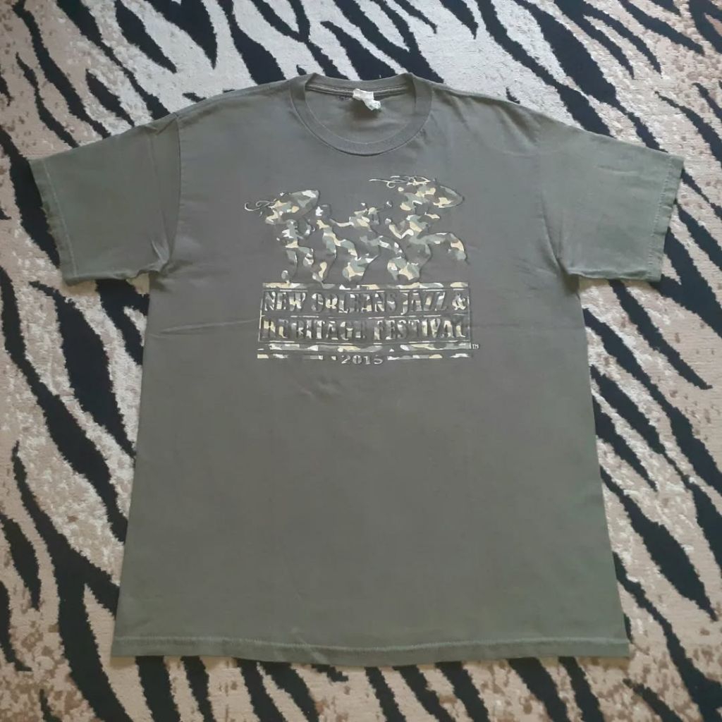 T-Shirt NEW ORLEANS JAZZ & HERITAGE FESTIVAL 2015 AAA ALSTYLE