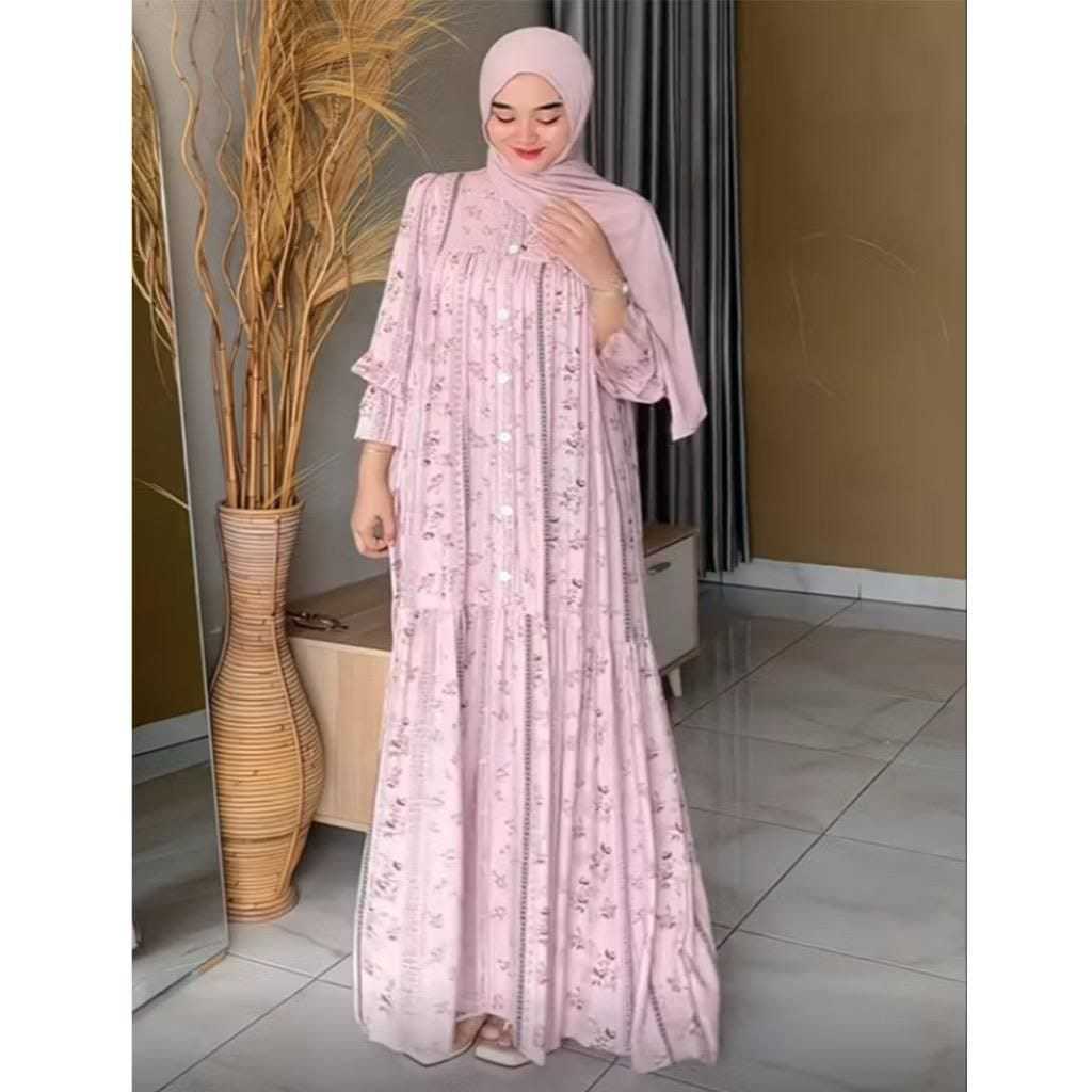 Best Deals Abdi Grosir Gamis Lebaran 2026 Dress Rayon Viscose Premium Busui Friendly Jumbo Klok