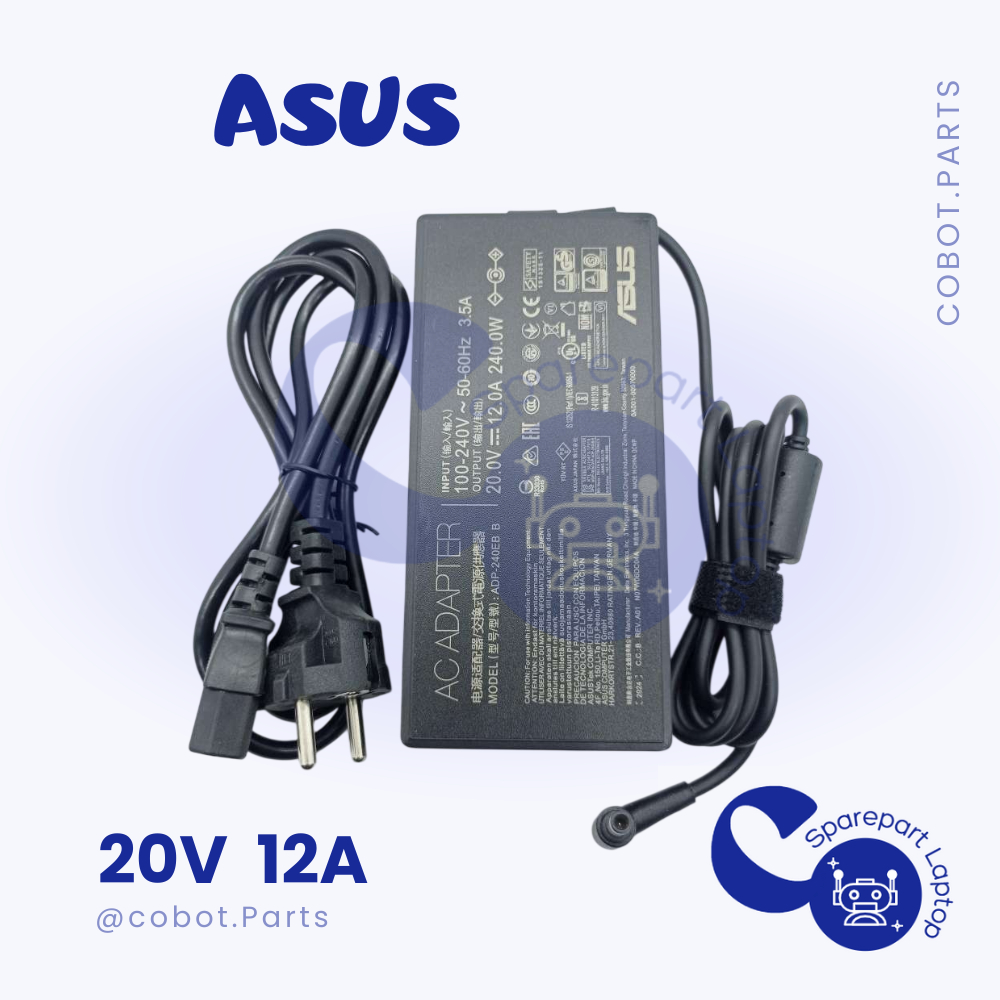 Adaptor Charger Asus ROG Strix Scar 15 G533QS G533QS-XS98Q 20V-12A DC (6.0X3.7MM) 240W