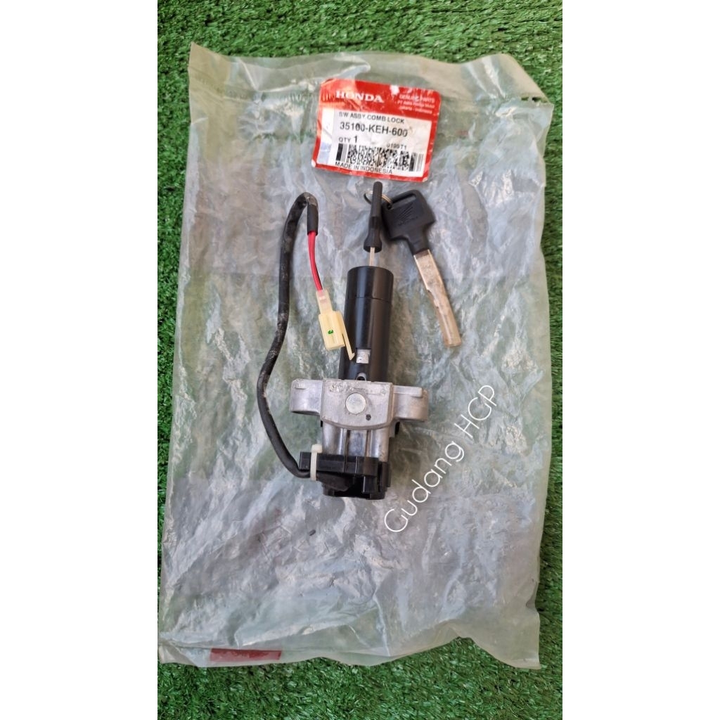 Switch Assy Comb Kunci Kontak Only MegaPro Primus 35100-KEH-600 Ori Honda Genuine Parts
