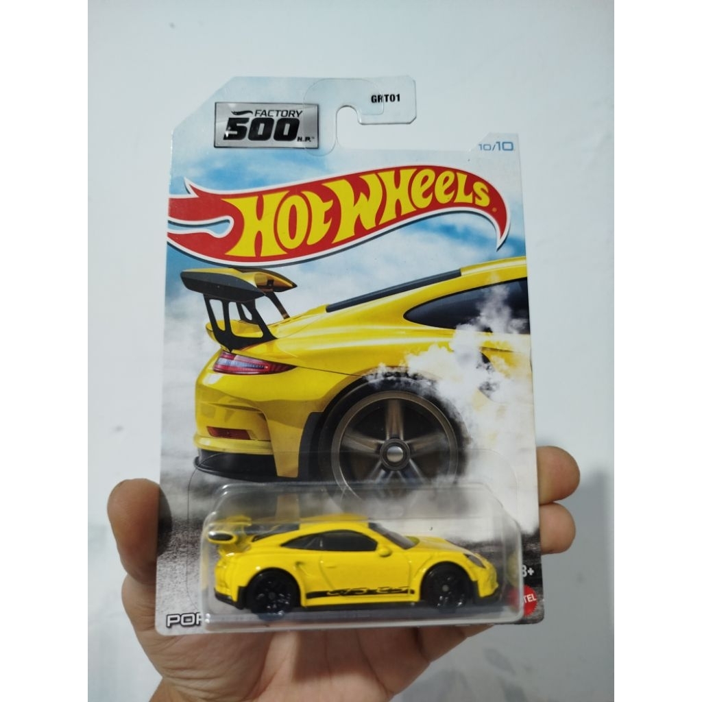 Hotwheels porsche 911 gt3 rs edisi 500HP