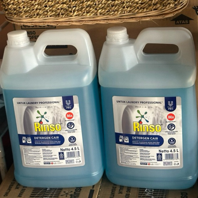 KIRIM INSTANT AREA JOGJA Rinso Matic 4,5 Asli Unilever bukan Curah