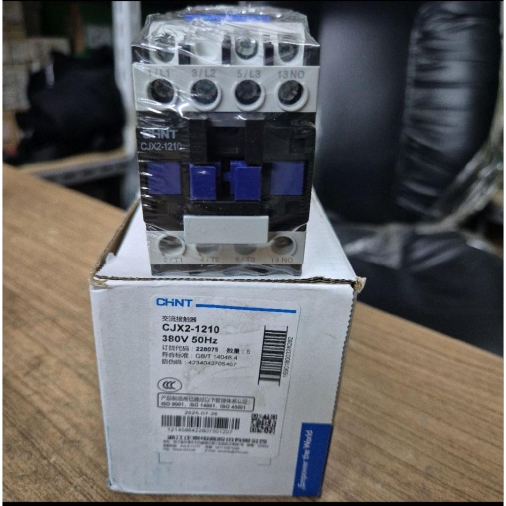KONTAKTOR/CONTACTOR CHINT CJX2-1210 380V 20A ORIGINAL